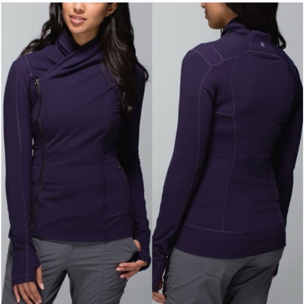 Lululemon dark purple tunic jacket Size 4